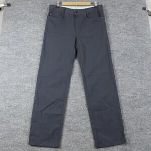 Outlier Pants Mens 33 Dungarees Blue Slim Workcloth Schoeller Doubleweave Canvas